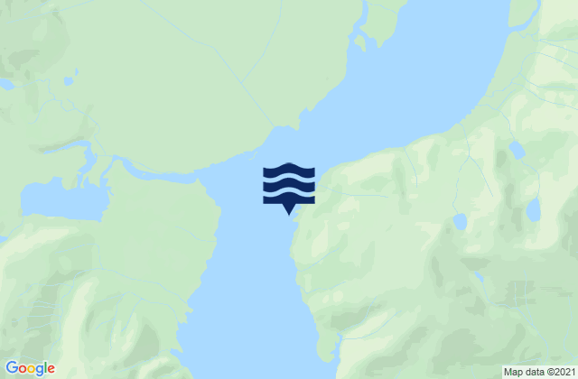 Karte der Gezeiten 0.2 mile off Taku Point, United States