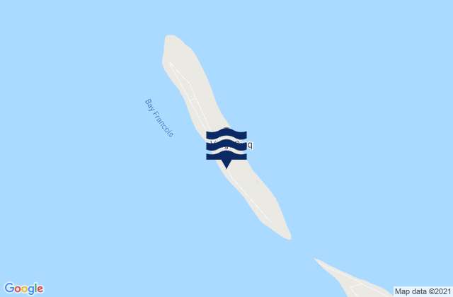 Karte der Gezeiten Agalega Islands, Mauritius