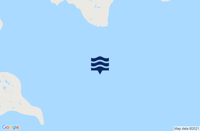 Karte der Gezeiten Agvik Islet, Canada