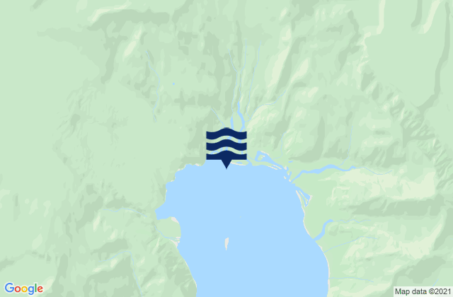 Karte der Gezeiten Aialik Bay (North End), United States