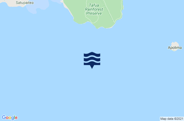 Karte der Gezeiten Aiga-i-le-Tai, Samoa