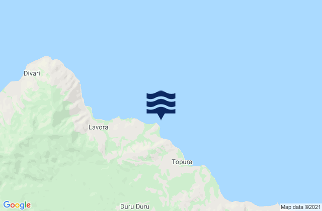 Karte der Gezeiten Aigura Point, Papua New Guinea