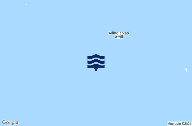 Karte der Gezeiten Ailinglaplap Atoll, Marshall Islands