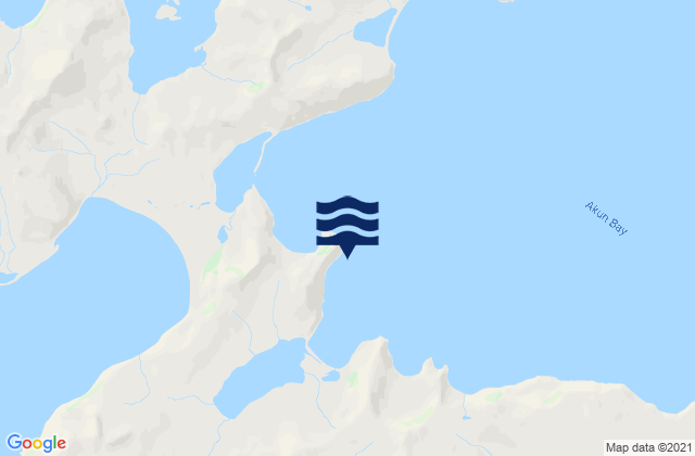 Karte der Gezeiten Akun Cove, United States
