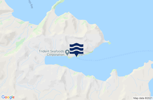 Karte der Gezeiten Akutan Akutan Island, United States