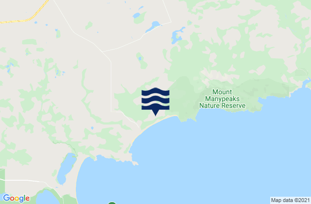 Karte der Gezeiten Albany, Australia