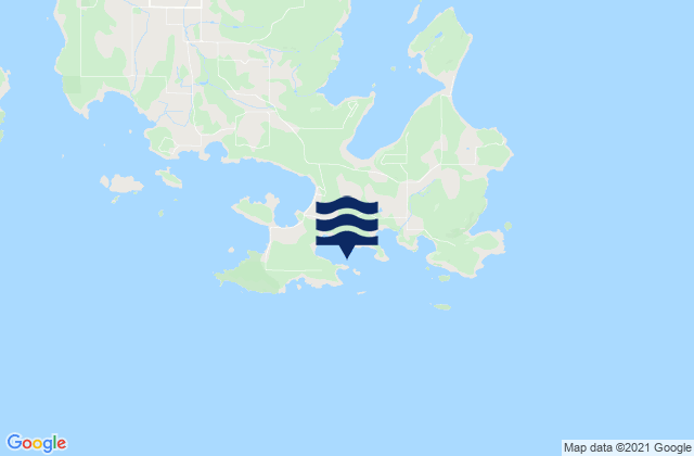 Karte der Gezeiten Aleck Bay (Lopez Island), United States
