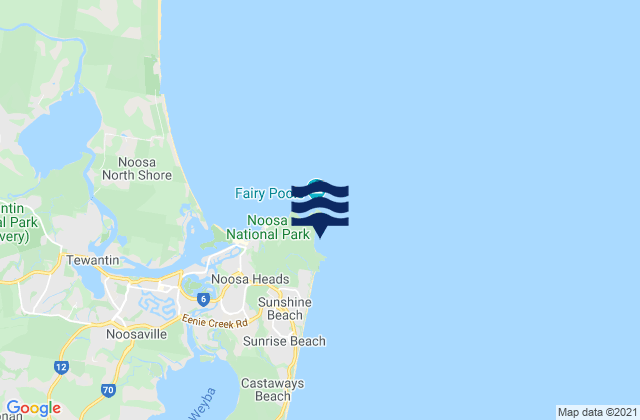 Karte der Gezeiten Alexandria Bay, Australia