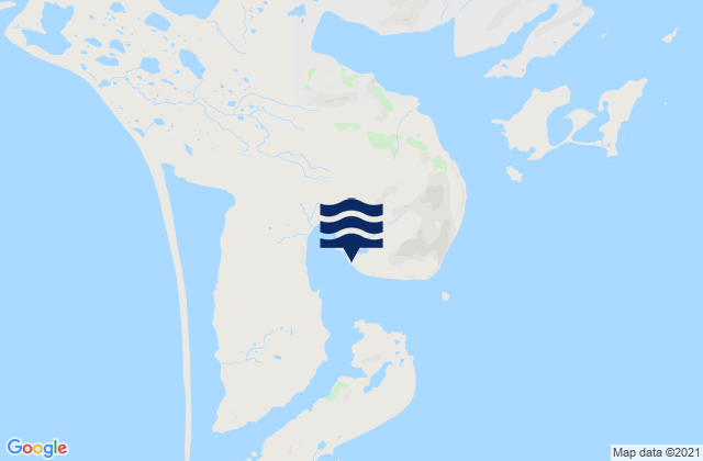 Karte der Gezeiten Alitak Lazy Bay, United States