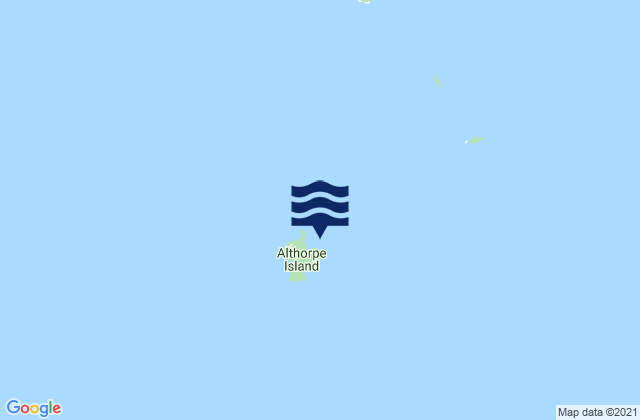 Karte der Gezeiten Althorpe Island, Australia