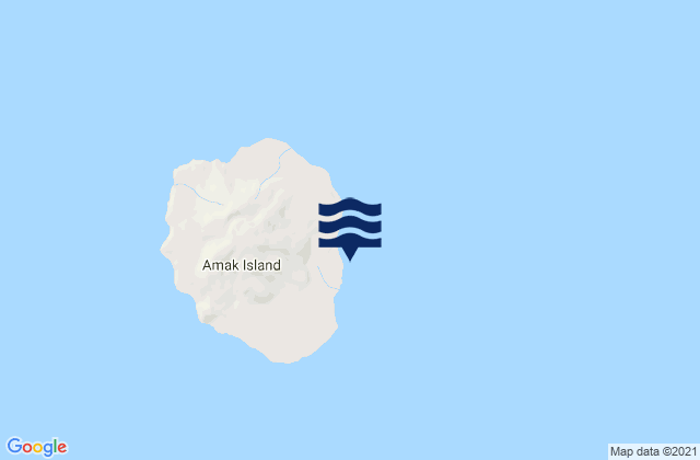 Karte der Gezeiten Amak Island, United States