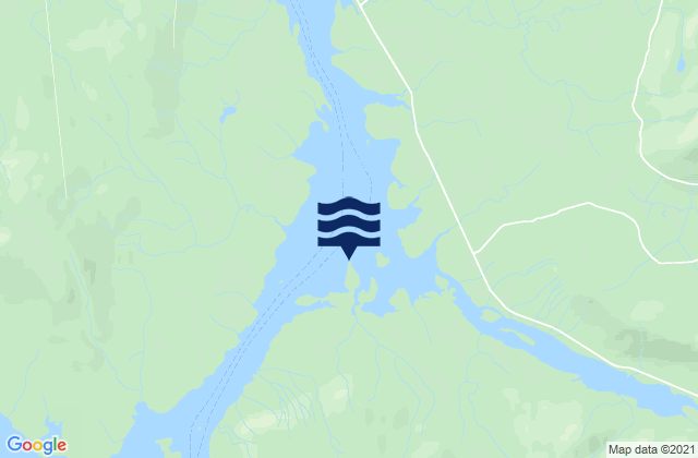 Karte der Gezeiten Anchor Point, United States