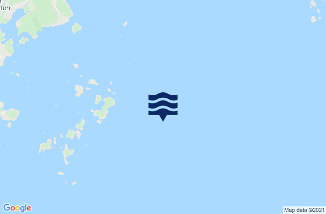 Karte der Gezeiten Andrews Island ESE of, United States