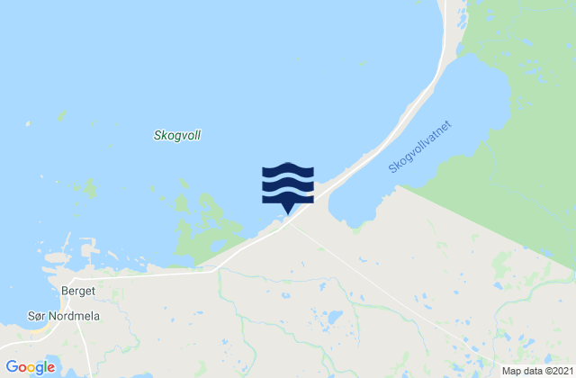 Karte der Gezeiten Andøy, Norway