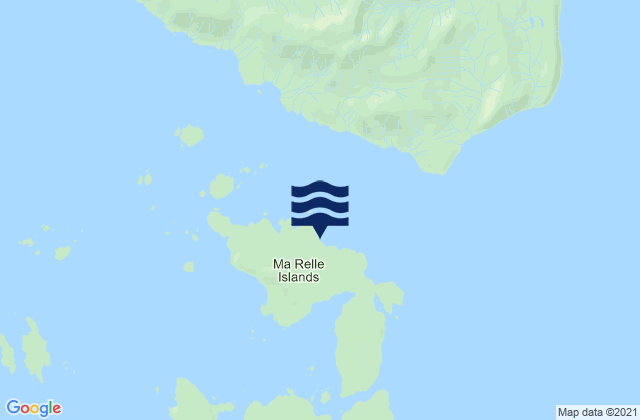 Karte der Gezeiten Anguilla Island, United States