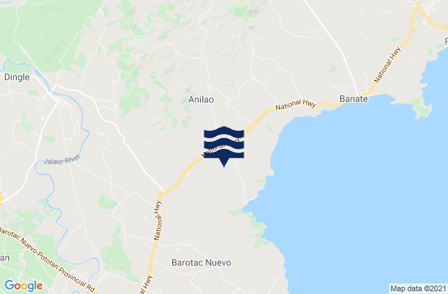 Karte der Gezeiten Anilao, Philippines