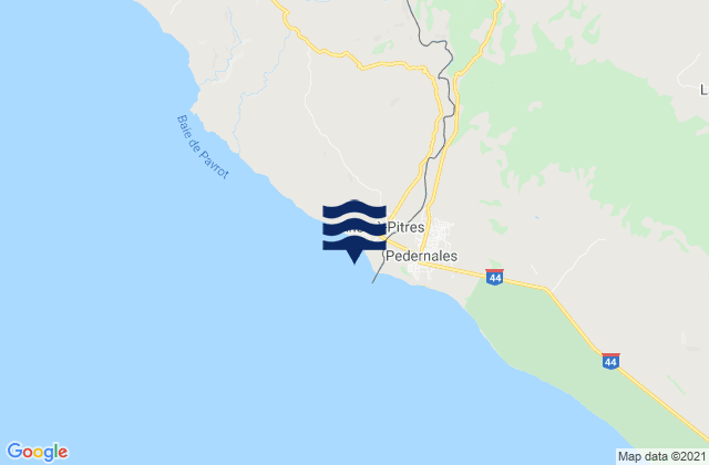 Karte der Gezeiten Anse-à-Pitre, Haiti