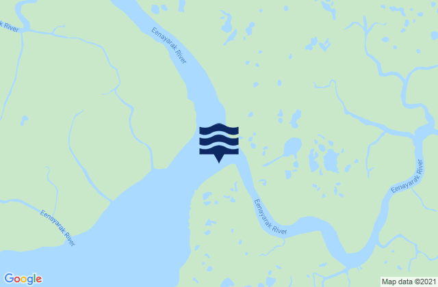 Karte der Gezeiten Apokak Creek entrance, United States