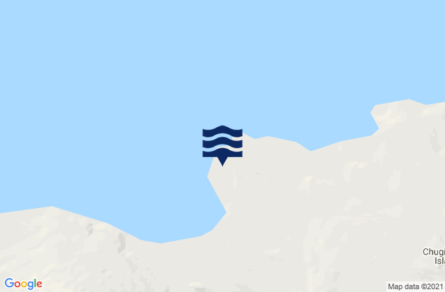 Karte der Gezeiten Applegate Cove Chuginadak Island, United States