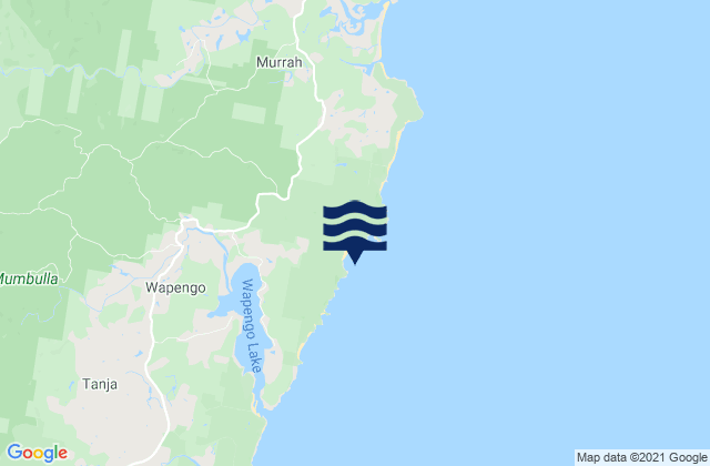 Karte der Gezeiten Aragunnu Beach, Australia