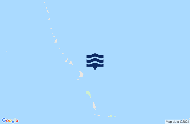 Karte der Gezeiten Arno Atoll, Kiribati