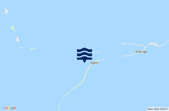 Karte der Gezeiten Arno Atoll, Marshall Islands