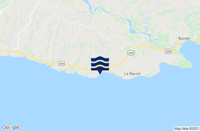 Karte der Gezeiten Arrondissement de Bainet, Haiti