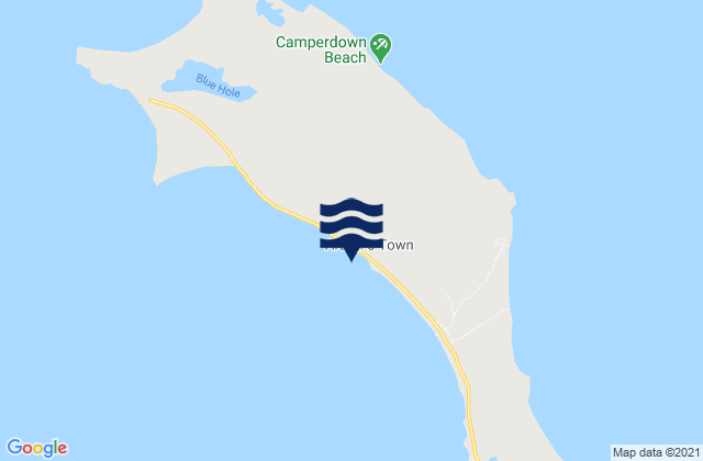 Karte der Gezeiten Arthur’s Town, Bahamas