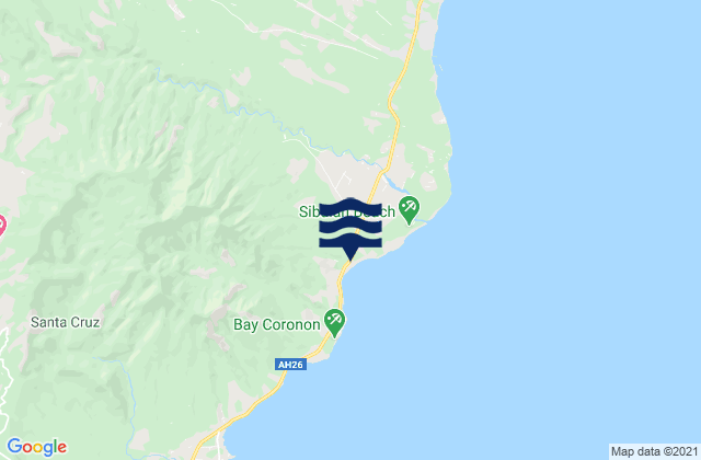 Karte der Gezeiten Astorga, Philippines
