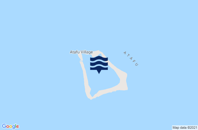 Karte der Gezeiten Atafu, Tokelau