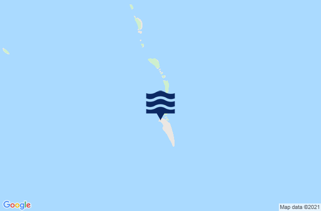 Karte der Gezeiten Aur, Marshall Islands