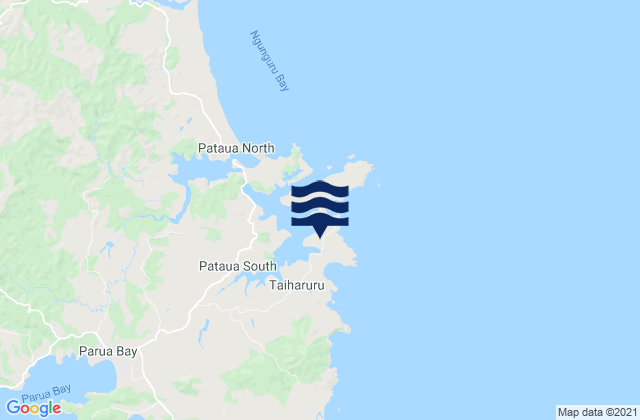 Karte der Gezeiten Awahoa Bay, New Zealand