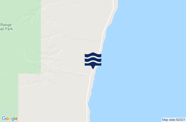 Karte der Gezeiten Badjirrajirra, Australia