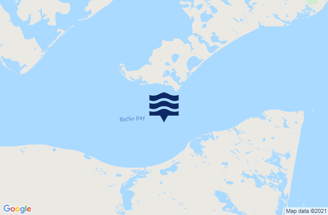 Karte der Gezeiten Baffin Bay, United States