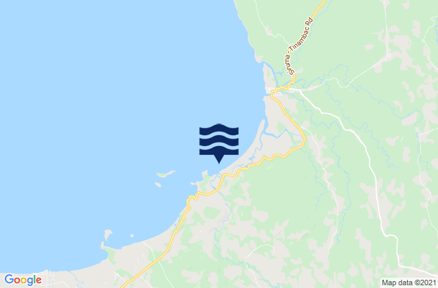 Karte der Gezeiten Bagacay, Philippines