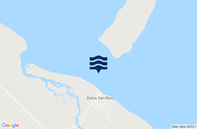 Karte der Gezeiten Bahía San Blas, Argentina