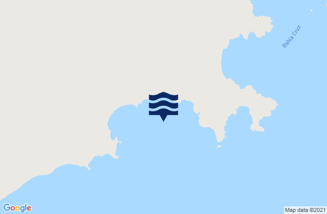Karte der Gezeiten Bahía San Sebastián, Argentina