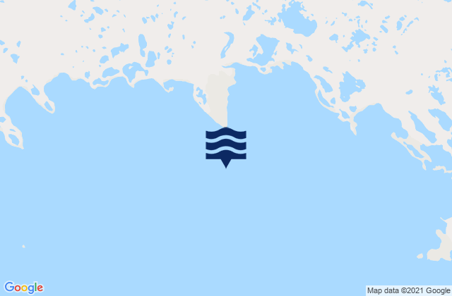 Karte der Gezeiten Baird Bay, Canada