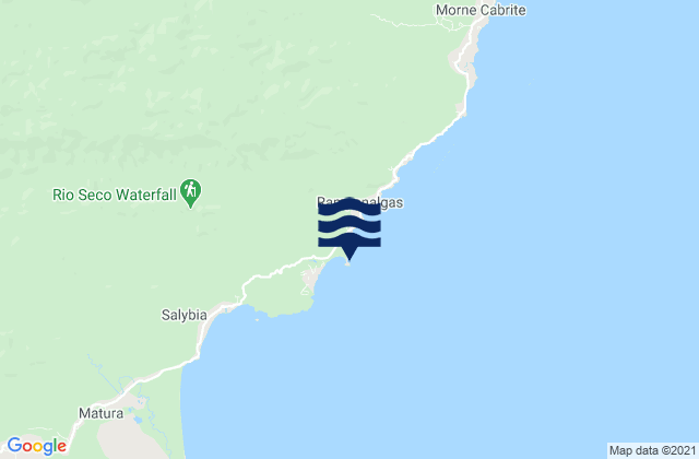 Karte der Gezeiten Balandra, Trinidad and Tobago