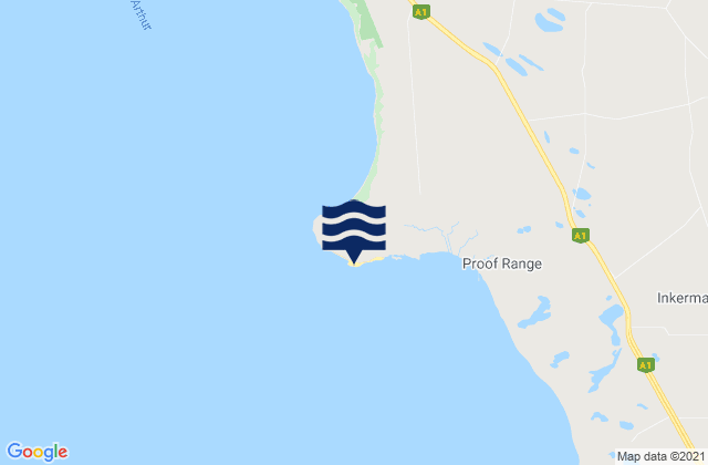 Karte der Gezeiten Bald Hill Beach, Australia