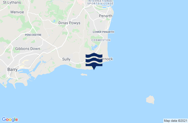 Karte der Gezeiten Ball Bay, United Kingdom