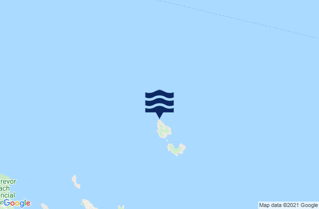 Karte der Gezeiten Ballenas Island Lighthouse, Canada