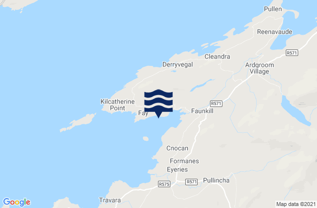 Karte der Gezeiten Ballycrovane Harbour, Ireland