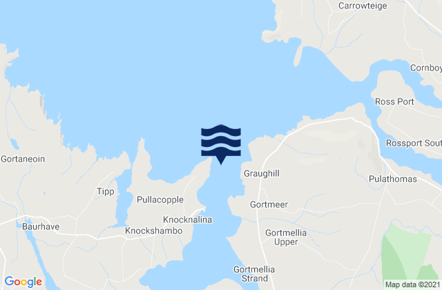 Karte der Gezeiten Ballyglass (Broadhaven), Ireland
