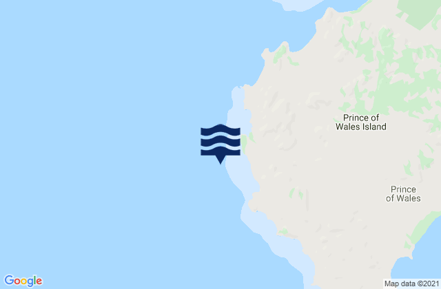 Karte der Gezeiten Bampfield Head, Australia