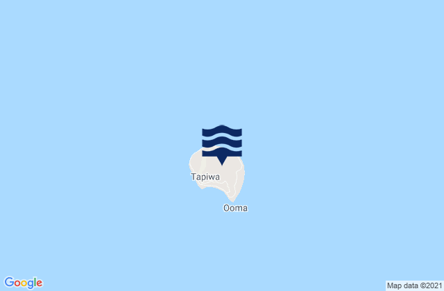 Karte der Gezeiten Banaba, Kiribati
