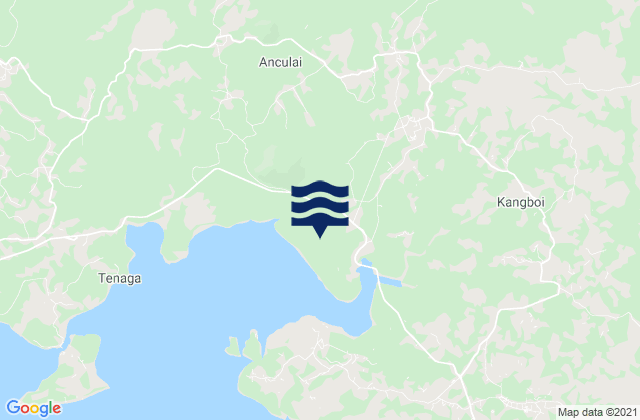 Karte der Gezeiten Bandar Seri Bentan, Indonesia