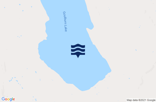 Karte der Gezeiten Banks Peninsula, Canada