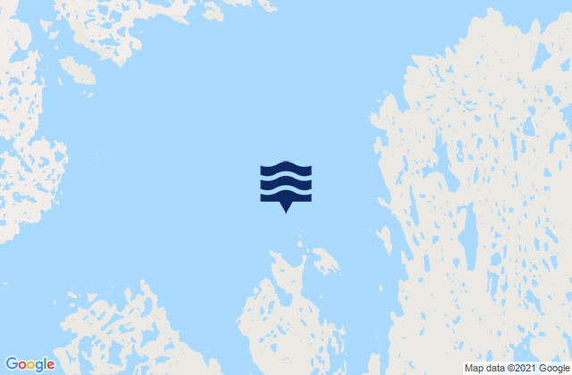 Karte der Gezeiten Barbour Bay, Canada