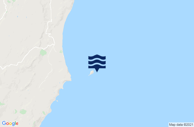 Karte der Gezeiten Bare Island (Motu o Kura), New Zealand